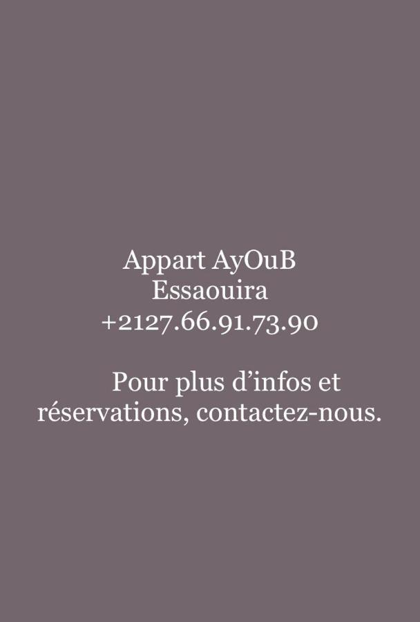 Appart Ayoub 索维拉 外观 照片